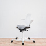 HAG Capisco Puls 8020 White / Light Grey Office Chair | Re-Lived
