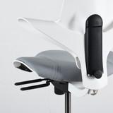 HAG Capisco Puls 8020 White / Light Grey Office Chair | Re-Lived