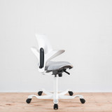 HAG Capisco Puls 8020 White / Light Grey Office Chair | Re-Lived
