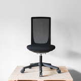 HAG Futu 1100 Black Mesh Office Chair No Arms| Re-Lived