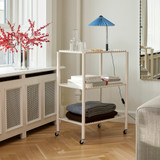 HAY Arcs Trolley in Eggshell with lamp