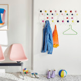Vitra Eames Hang It All Coat Hooks Multi in a hallway Vitra Eames Hang It All Coat Hooks Multi in a hallway