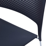 Close up of a Orangebox Cors Stacking Chair against a white background