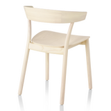 Herman Miller Leeway Wood Chair against a white background