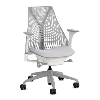 Herman Miller Sayl Chair with Arms in fog