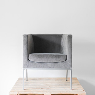 Orangebox Tube Tub Chair - Grey - Re-Lived