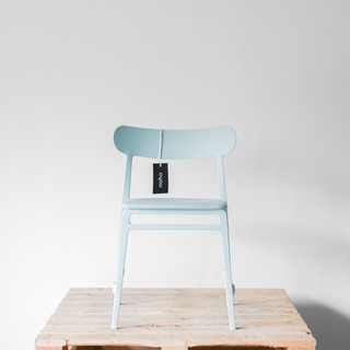 Noho Lightly Chair - Light Blue Upholstered | Re-Lived