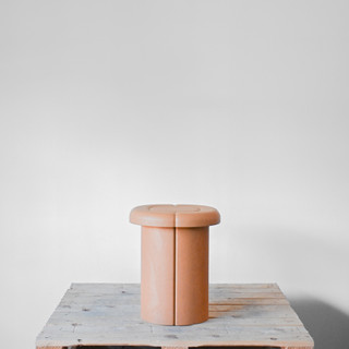 Mater Alder Side Table Terracotta | Re-Lived