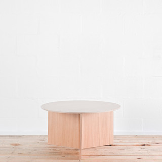 HAY Slit Coffee Table 650mm Diam. Oak| Re-Lived
