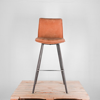 Gallery Palmer Stool - Brown | Re-Lived