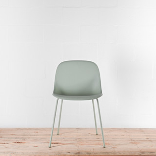 Muuto Fiber Lounge Side Chair - Dusty Green / 4 Leg Base | Re-Lived