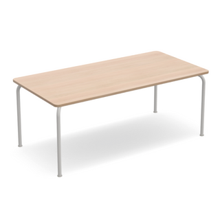 Vitra Scout Meet Table with Birch Veneer Top