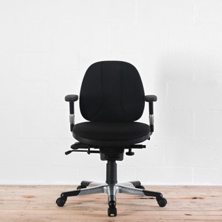 RH 3 Office Chair with Arms and Polished Base |Re-Lived