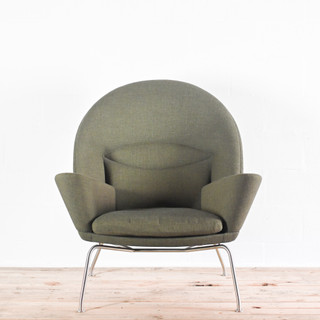 Carl Hansen CH468 Oculus Lounge Chair - Clara Fabric | Re-Lived