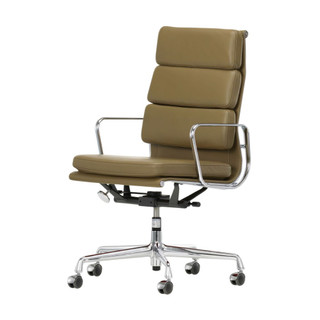 Vitra Eames Soft Pad EA 219 Chair white sweep