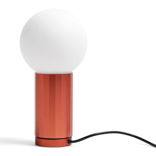 HAY Turn On Lamp in Orange against a white background