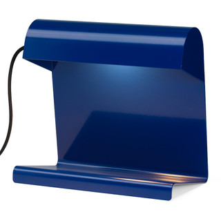 Vitra Lampe de Bureau Light in Prouve Bleu Marcoule against a white background