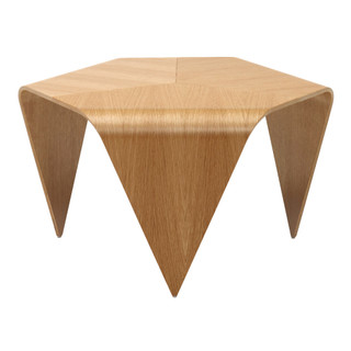 Artek Trienna Coffee Table in Oak against a white background