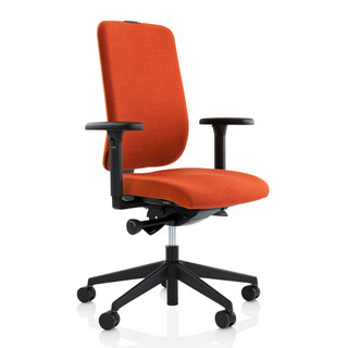 Orangebox BeingMe Office Chair in Red against a white background