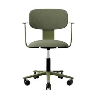 Flokk HAG Tion office chair fully upholstered against a white background