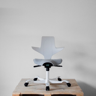 HAG Capisco Puls 8020 Light Grey Office Chair | Re-Lived