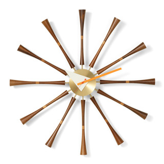 Vitra Nelson Spindle Clock against a white background
