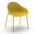 Naughtone Ruby Dining Chair with metal legs against a white background