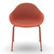 Naughtone Ruby Dining Chair with metal legs against a white background