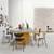 Vitra Moca Chairs around a table