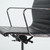 Vitra Eames EA 117 Black Leather with Chrome Base Chair - Re-Lived