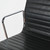 Vitra Eames EA 117 Black Leather with Chrome Base Chair - Re-Lived