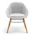 NaughtOne Always Chair with wood base against a white background