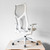 Herman Miller Cosm White / Mineral High Back Office Chair | Re-Lived Herman Miller Cosm White / Mineral High Back Office Chair | Re-Lived