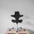HAG Capisco 8106 Office Chair - Black with Silver Base | Re-Lived