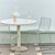 HAY Pao Portable Lamp on an outdoor table