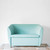 Elite Sophie 2 Seat Sofa - Light Blue - Re-Lived
