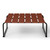 Mater Ocean Outdoor Lounge Low Table in Burnt Red