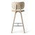 Mater High Backrest Stool in Natural Oak
