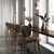 Mater High Backrest Stools by a counter