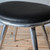 Mater Low Stool with Recycled Aluminium Frame & Leather Upholstery 47cm Seat Height | Re-Lived