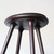 Mater High Stool Leather Upholstery Dark Stained Beech | Re-Lived