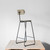 Mater Earth Stool 69cm Seat Height with Backrest Coffee Waste Dark | Re-Lived
