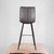 Gallery Palmer Stool - Grey | Re-Lived