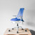 Herman Miller Sayl Berry Blue Chair | Re-Lived 