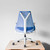 Herman Miller Sayl Berry Blue Chair | Re-Lived 