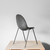 Mater Eternity Side Chair - Black Upholstered Seat Re-Lived