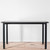 Elite Matrix Desk 1330 x 620mm Laurenti Wenge Top and black Graphite Frame - Re-Lived