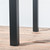 Elite Matrix Desk 1330 x 620mm Laurenti Wenge Top and black Graphite Frame - Re-Lived