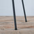 Muuto Fiber Low Stool, Upholstered with Black 4 Leg Base | Re-Lived