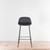 Muuto Fiber Counter Stool - Black Seat Shell with Black Base| Re-Lived